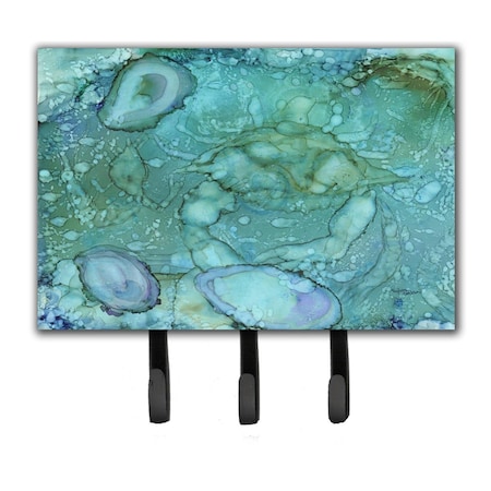 Carolines Treasures Abstract Crabs & Oysters Leash or Key Holder 8963TH68